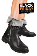GHETE NEGRE PIELE NATURALA ASPM2700