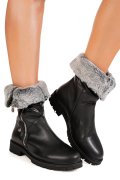 GHETE NEGRE PIELE NATURALA ASPM2700