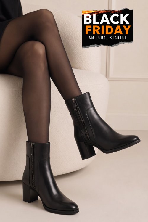 Ghete negre piele naturala 1s773230