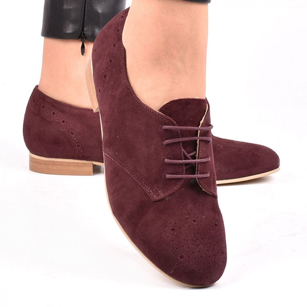 PANTOFI VISINII PIELE NATURALA INTOARSA NATTY