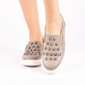ESPADRILE KHAKI PIELE NATURALA 3S7703437