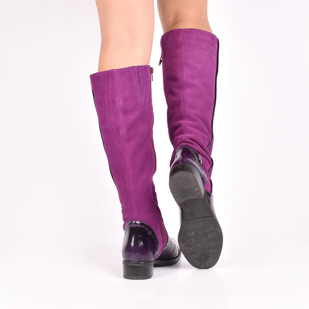 CIZME MOV PIELE NATURALA 5S779117