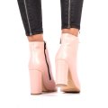 BOTINE NUDE PIELE NATURALA FATIMA