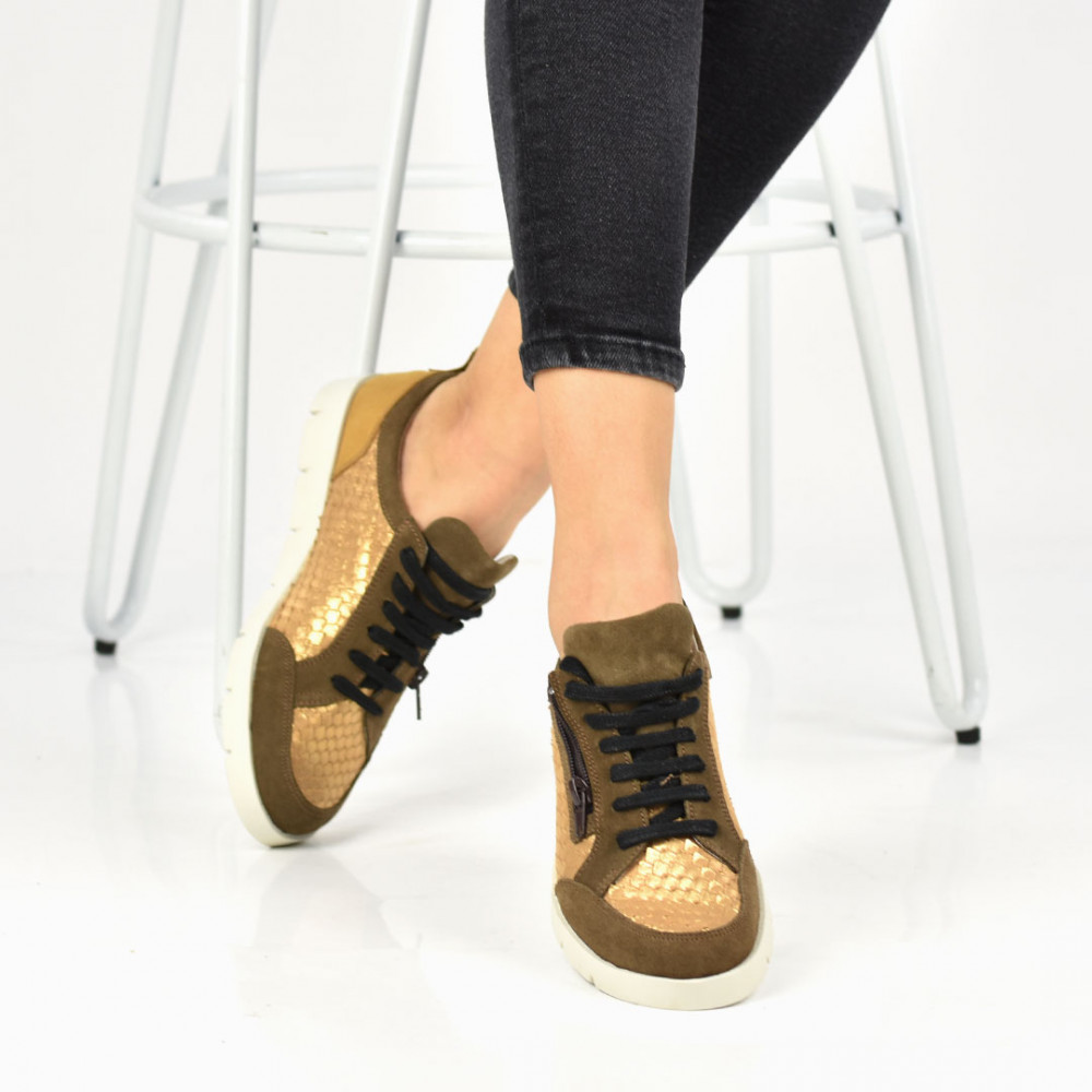 PANTOFI SPORT MARO SNAKE PIELE NATURALA INTOARSA WS77S-1000