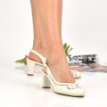 PANTOFI BEJ PIELE NATURALA LACUITA 1S771183