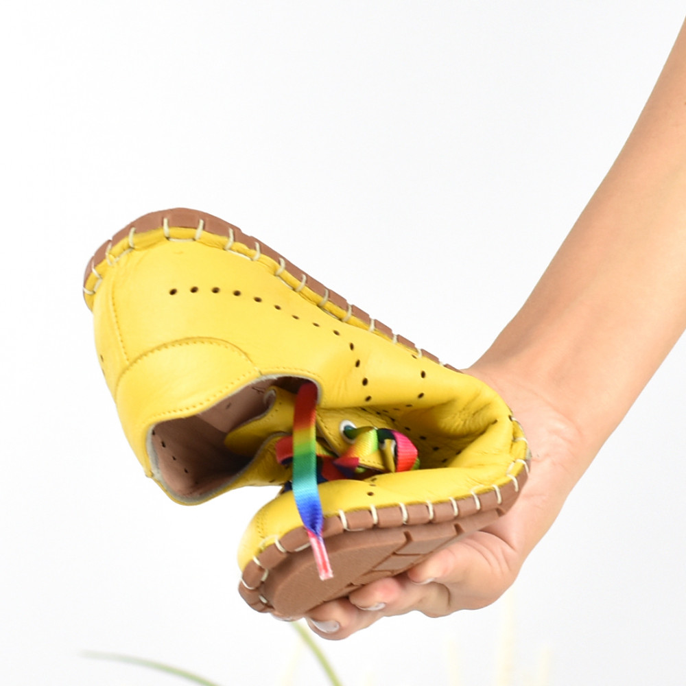 PANTOFI SPORT GALBENI PIELE NATURALA SVEVA