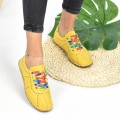 PANTOFI SPORT GALBENI PIELE NATURALA SVEVA