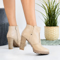 BOTINE NUDE PIELE NATURALA 2S77321