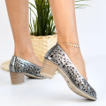 PANTOFI PEWTER PIELE NATURALA 8S7771