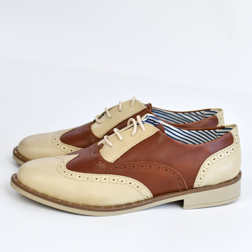 PANTOFI MARO BEIGE PIELE NATURALA ROXY