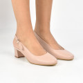 PANTOFI NUDE PIELE NATURALA 1PC441