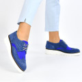 PANTOFI JEANS PIELE NATURALA INTOARSA 4S77204
