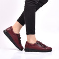 PANTOFI BORDO PIELE NATURALA ANELORA