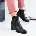 BOTINE NEGRE PIELE NATURALA WS77H114H27