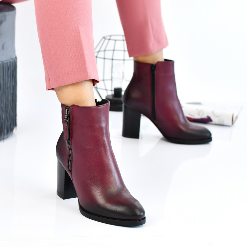 BOTINE VISINII PIELE NATURALA 2S7702828
