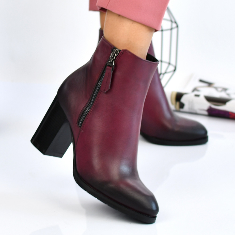 BOTINE VISINII PIELE NATURALA 2S7702828