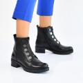 GHETE NEGRE PIELE NATURALA BOLLY