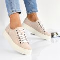 PANTOFI SPORT ROZ PIELE NATURALA ASTEKA