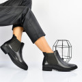 GHETE NEGRE PIELE NATURALA 7S77849