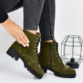 GHETE KHAKI PIELE NATURALA INTOARSA 1S7742