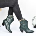 BOTINE VERZI PIELE NATURALA