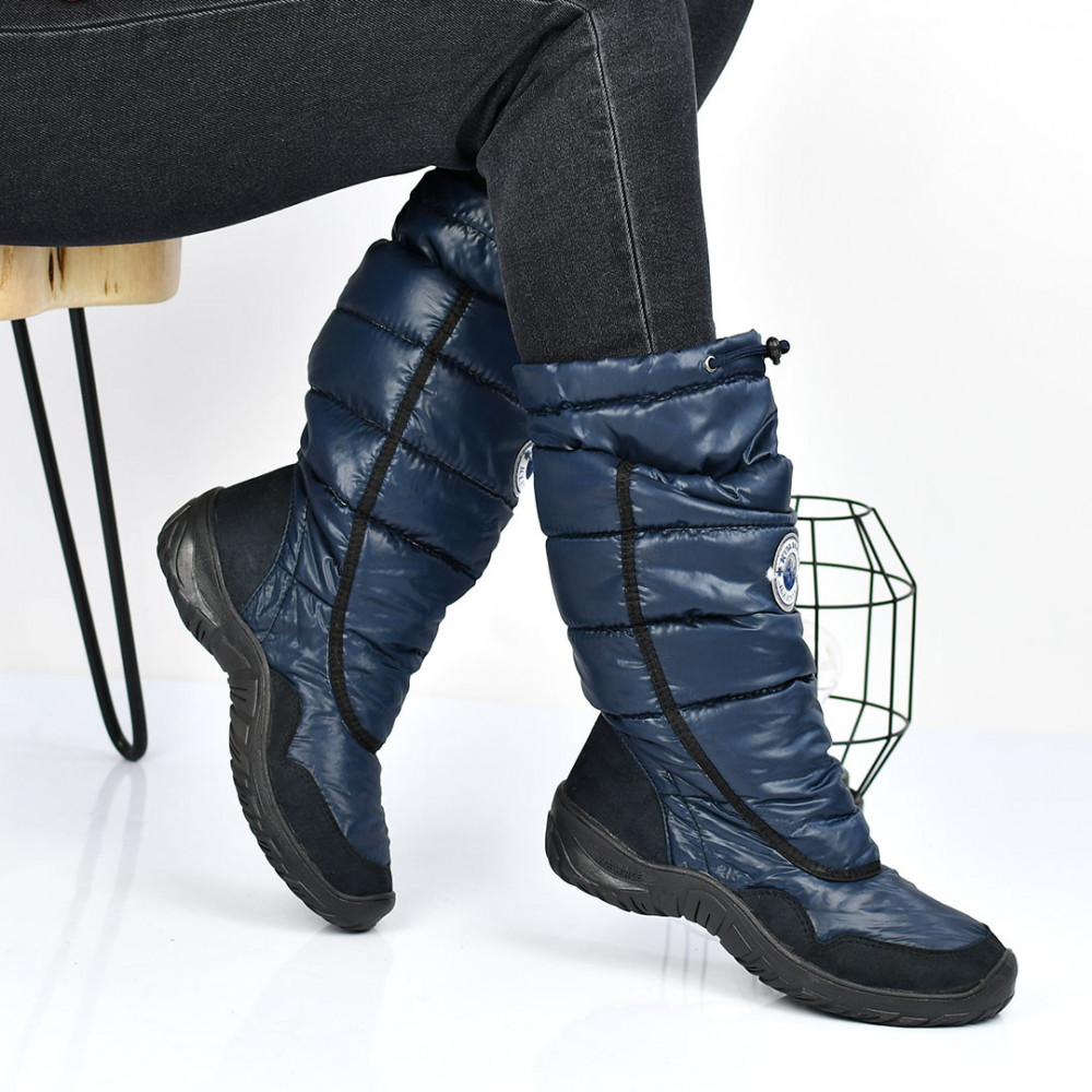 CIZME BLEUMARIN TALPA NEAGRA MATERIAL TEXTIL IMPERMEABIL VANNY2