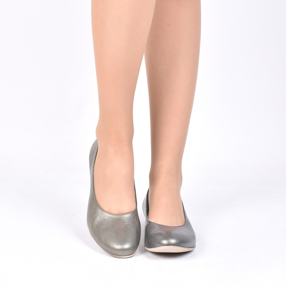 BALERINI BRONZ PIELE NATURALA IZABEL