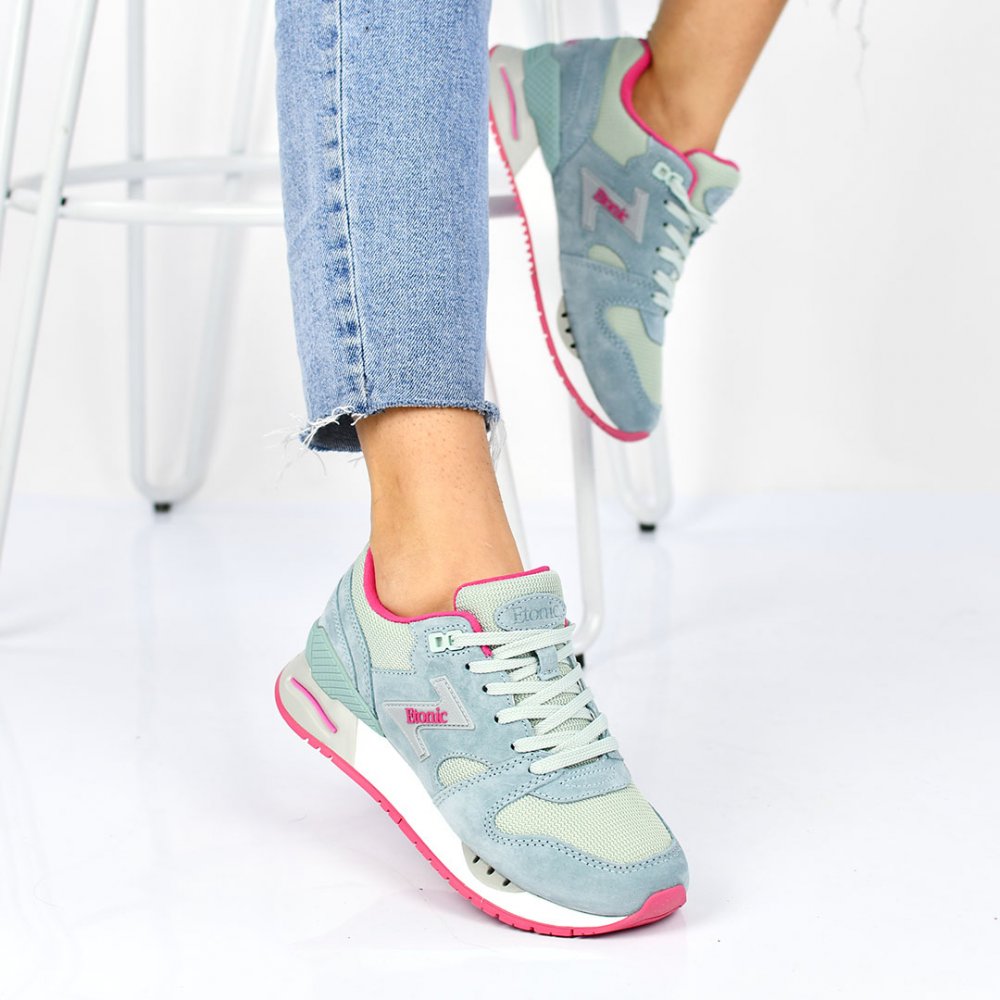 ETONIC, PANTOFI SPORT LIGHT BLUE SUEDE ES77196220127