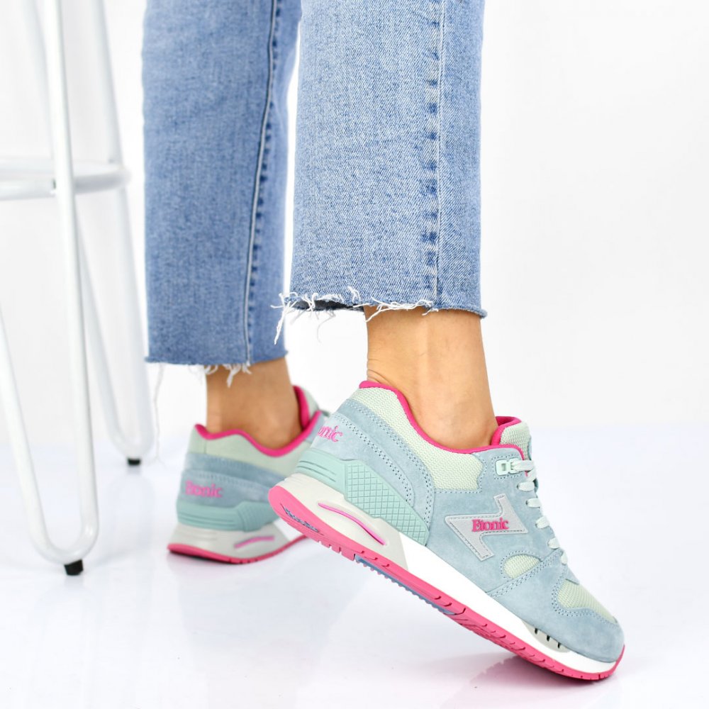ETONIC, PANTOFI SPORT LIGHT BLUE SUEDE ES77196220127