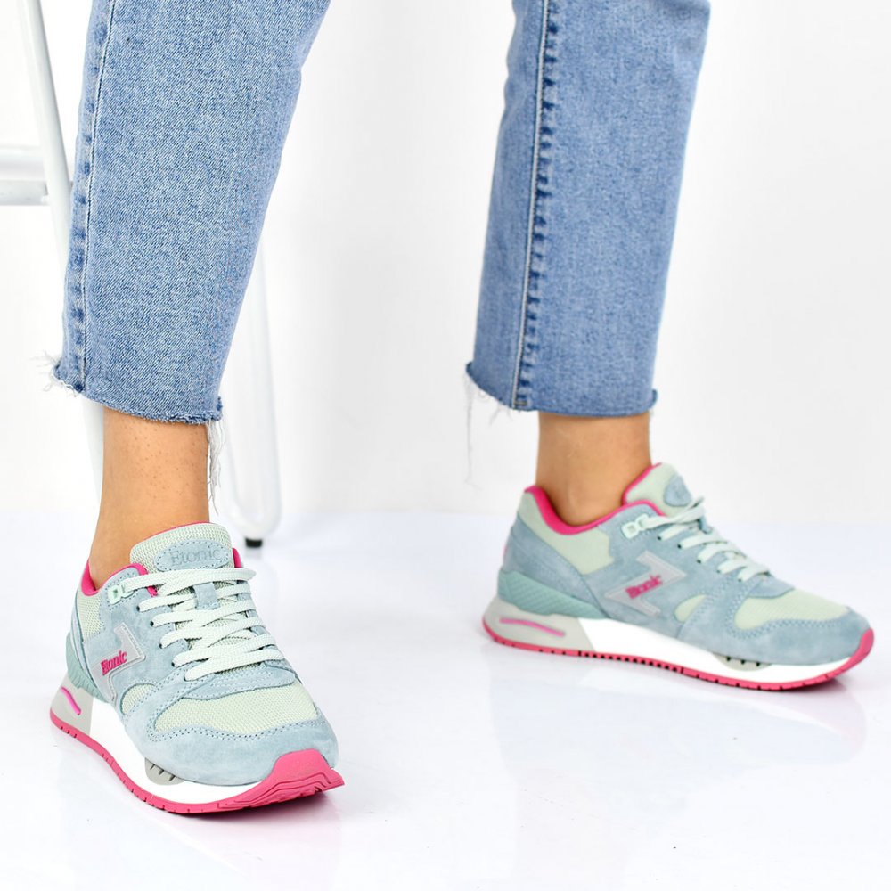 ETONIC, PANTOFI SPORT LIGHT BLUE SUEDE ES77196220127