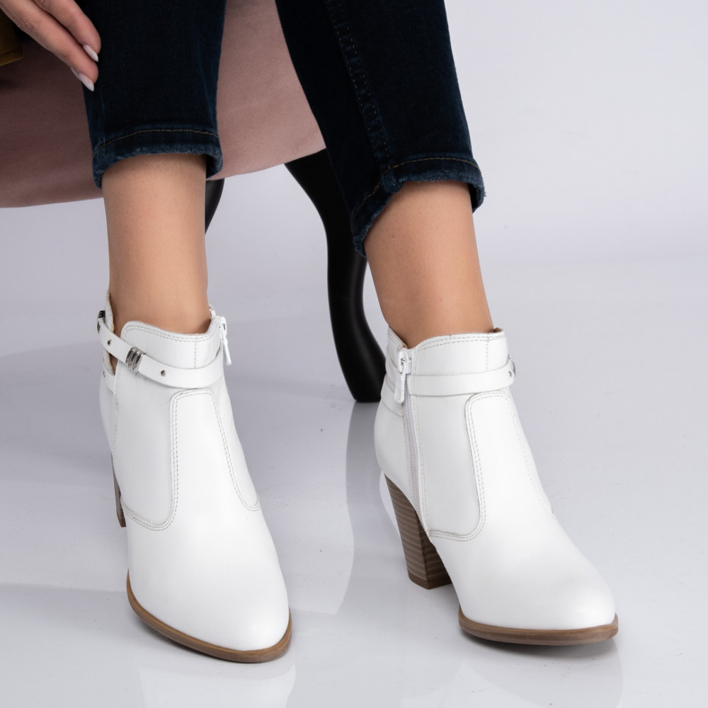 BOTINE ALBE PIELE NATURALA 3S77233