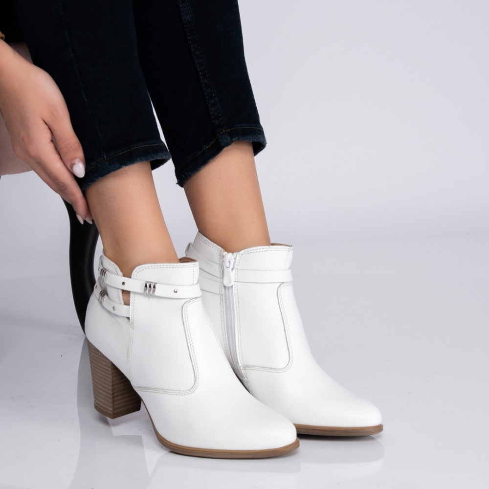 BOTINE ALBE PIELE NATURALA 3S77233