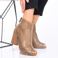 BOTINE MARO PIELE NATURALA LACUITA 8035721