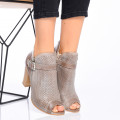 BOTINE GRI PIELE NATURALA 8S7700