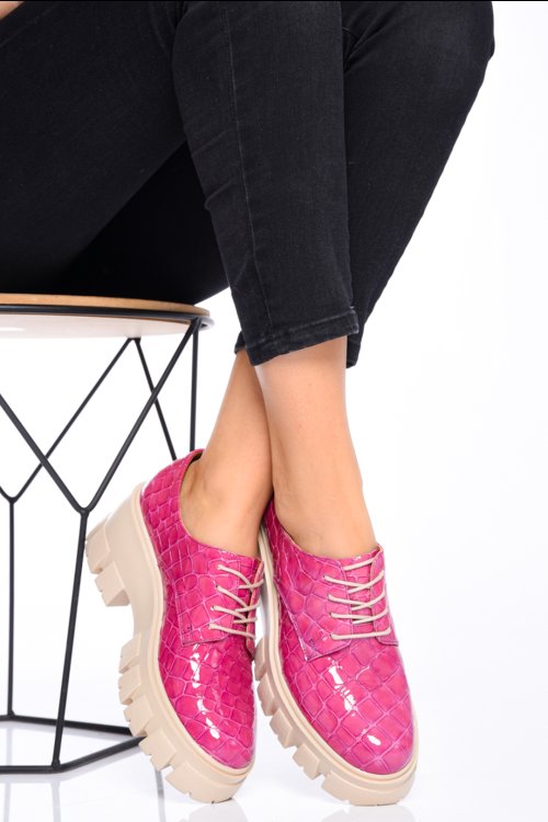 Pantofi roz color piele naturala 2s77085