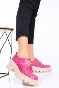 PANTOFI ROZ COLOR PIELE NATURALA 2S77085