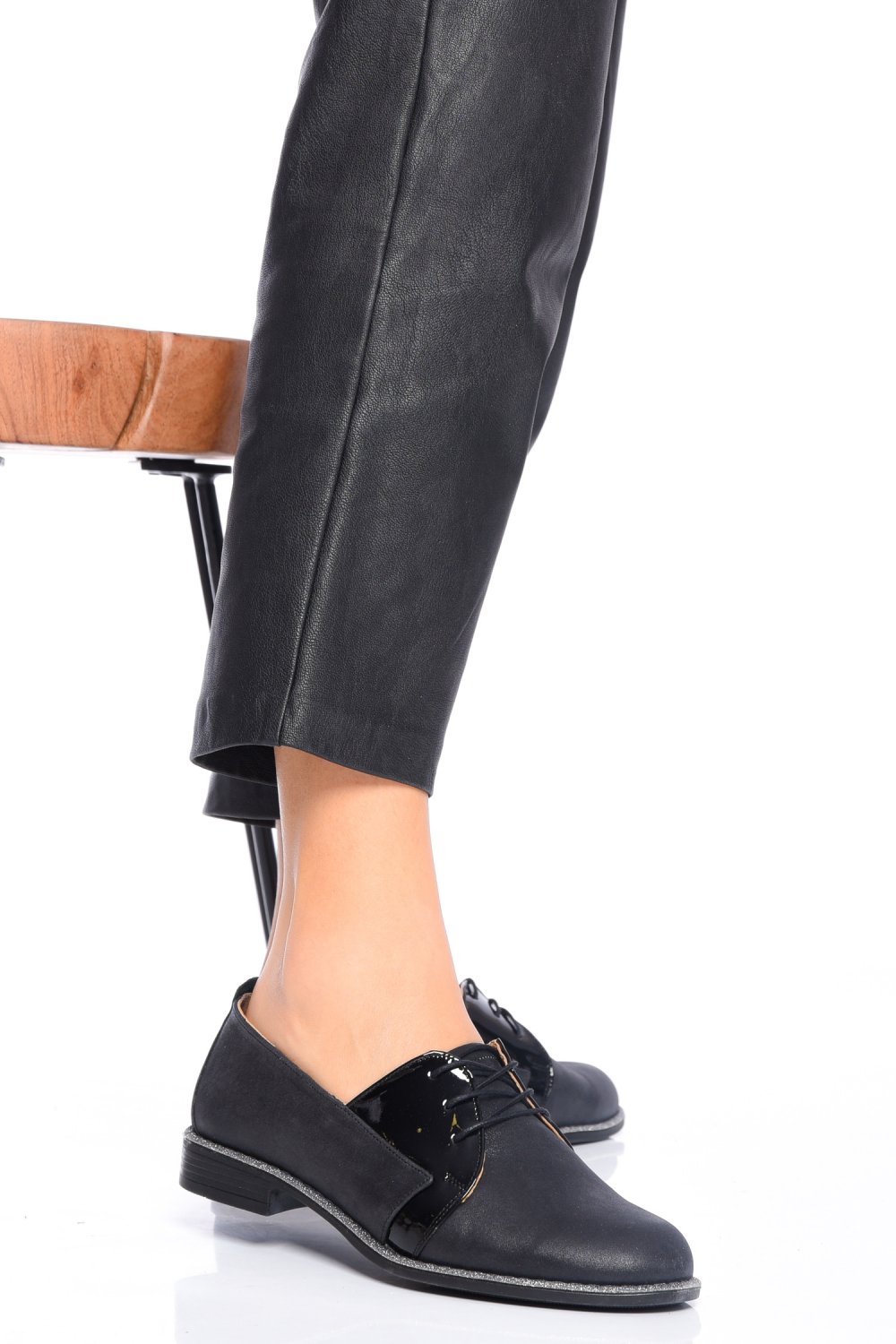 PANTOFI BLACK PIELE NATURALA 2S77014