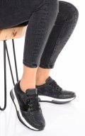 PANTOFI SPORT NEGRI SIDEF PIELE NATURALA 6S776425
