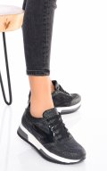PANTOFI SPORT NEGRI SIDEF PIELE NATURALA 6S776425