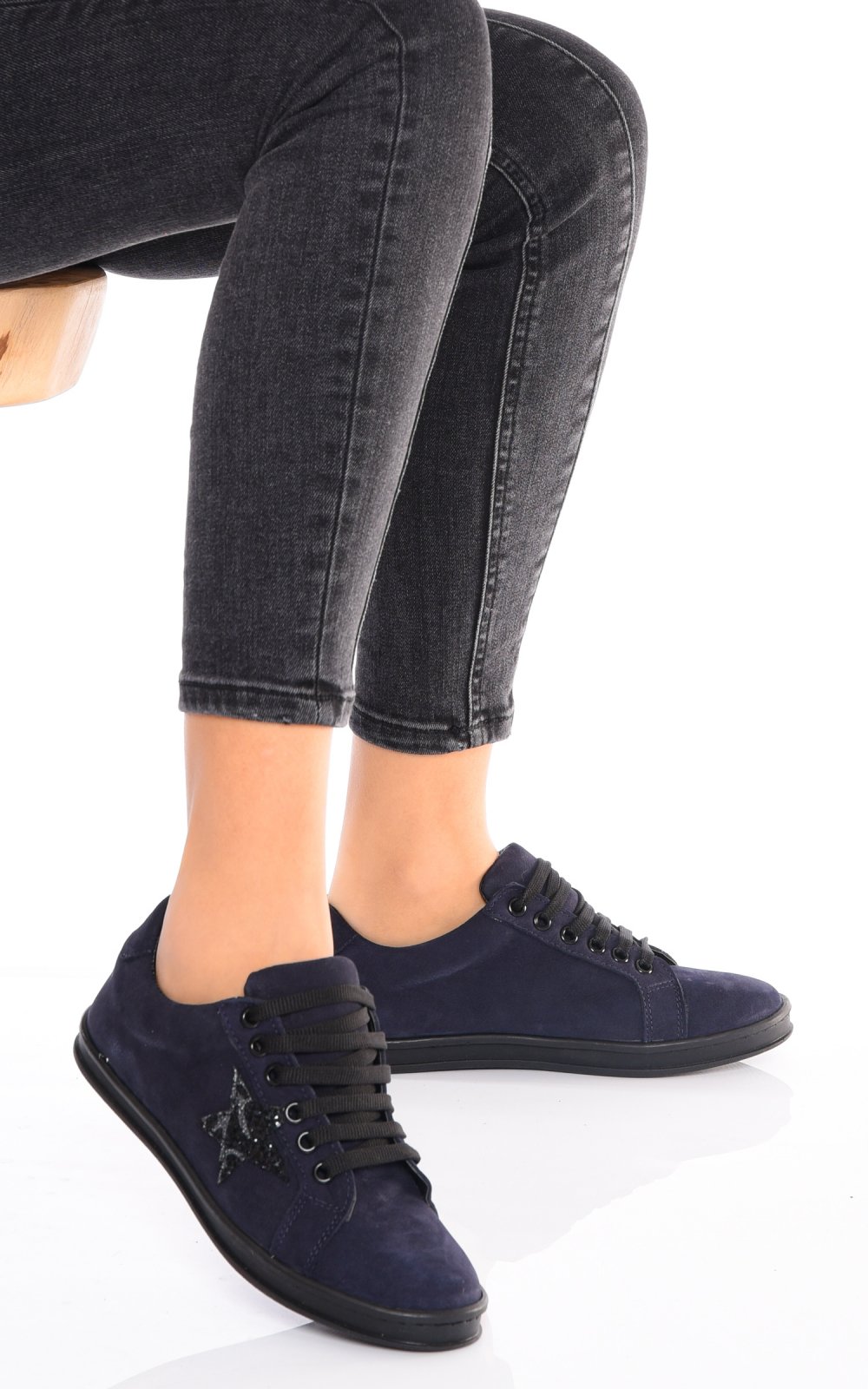 PANTOFI SPORT BLEUMARIN STAR PIELE NATURALA INTOARSA 6S776154C