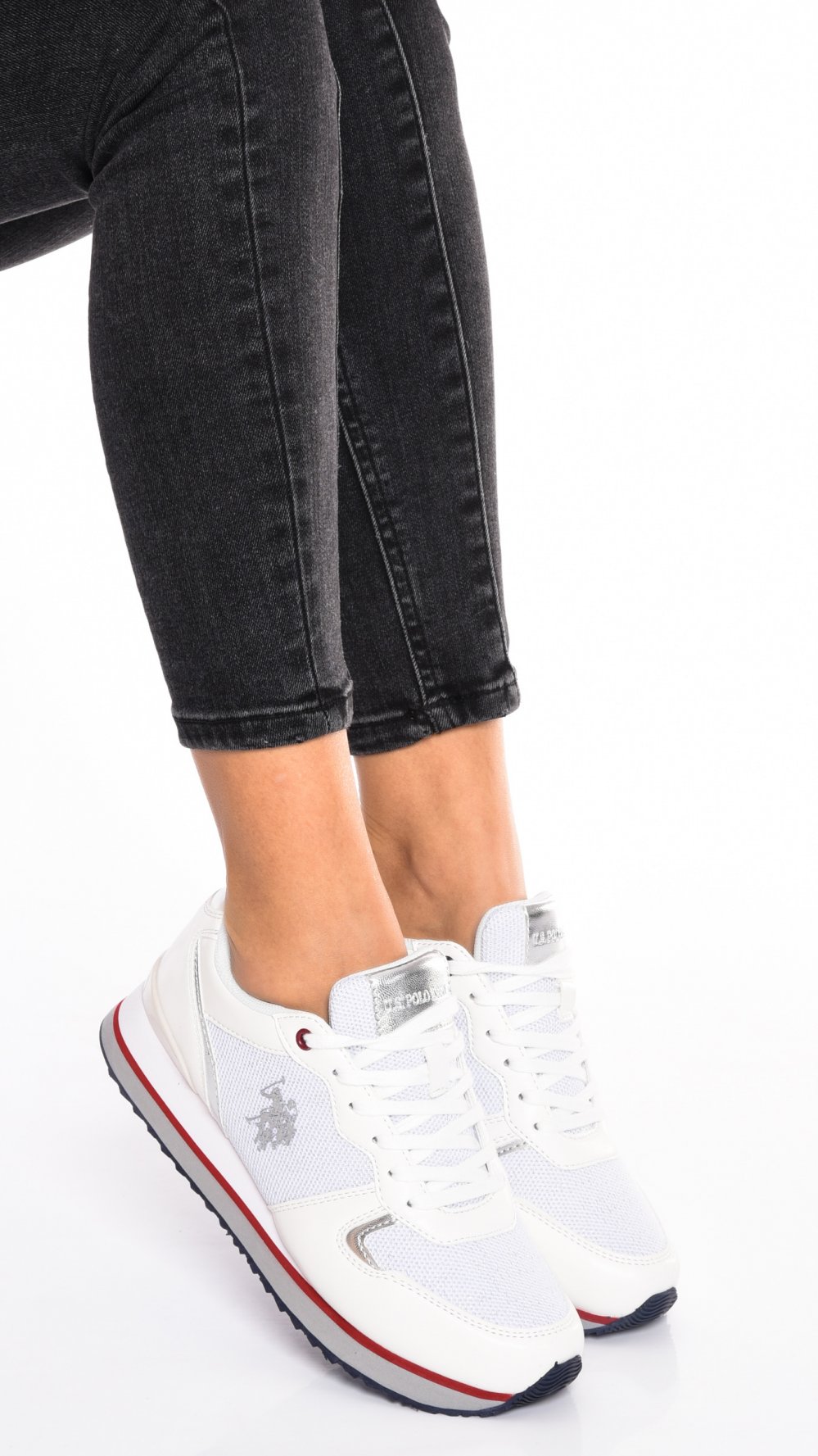 U.S. POLO ASSN, PANTOFI SPORT WHITE TUZLA4