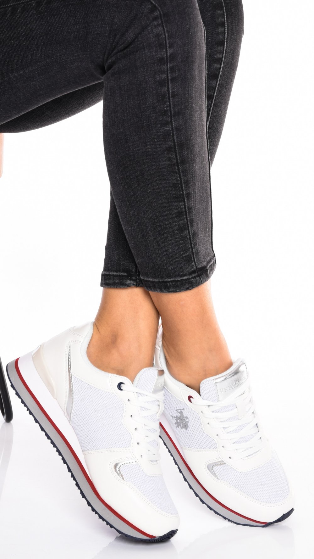 U.S. POLO ASSN, PANTOFI SPORT WHITE TUZLA4