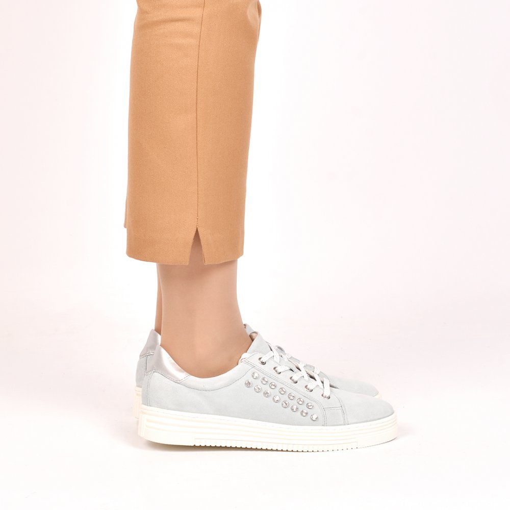 PANTOFI SPORT BLEU PIELE NATURALA INTOARSA MENA