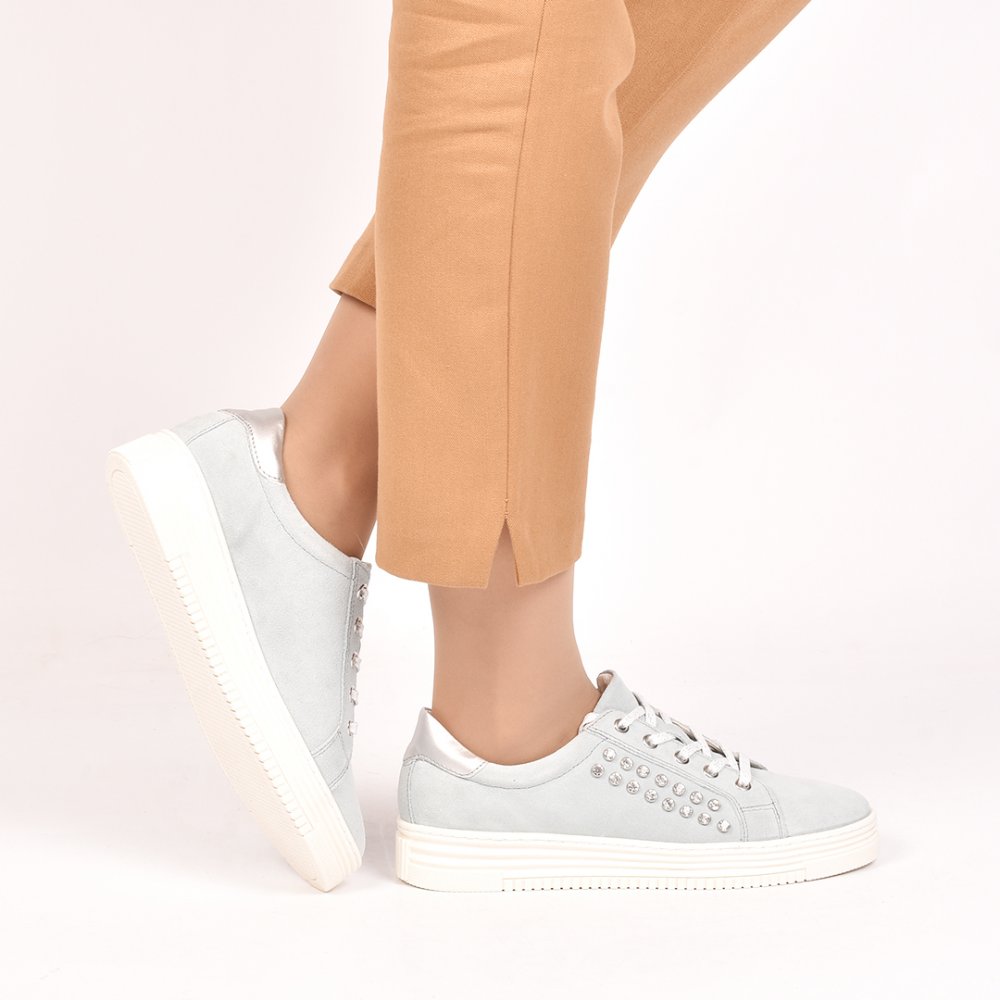 PANTOFI SPORT BLEU PIELE NATURALA INTOARSA MENA