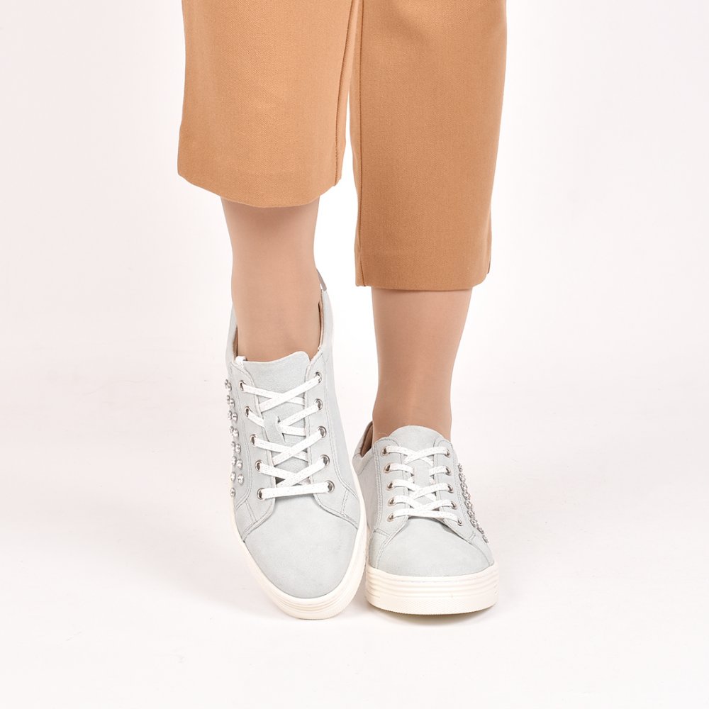 PANTOFI SPORT BLEU PIELE NATURALA INTOARSA MENA