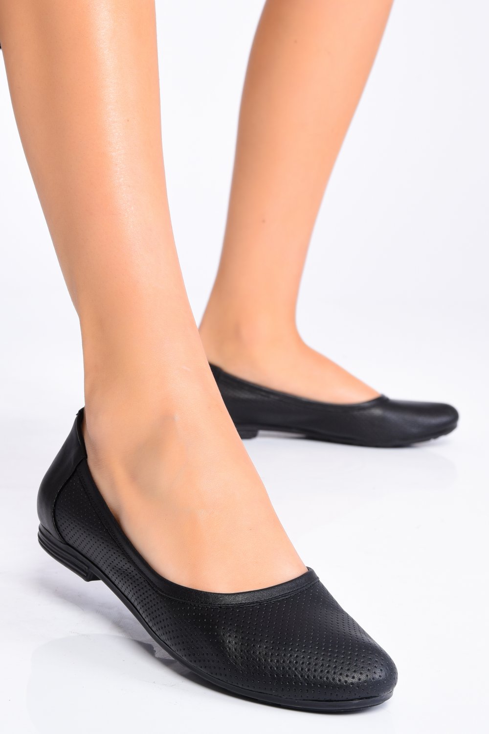 BALERINI NEGRI PIELE NATURALA 1S77043