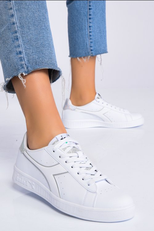 Diadora original white silver game p