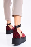 GHETE ROSII PIELE NATURALA 2S77090