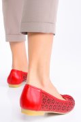 BALERINI ROSII PIELE NATURALA 1S7705A