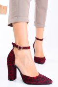 PANTOFI VISINIU LEOPARD  PIELE NATURALA INTOARSA 1S77956